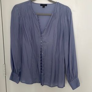 J Crew Blouse with buttons - Size 4 - Baby blue